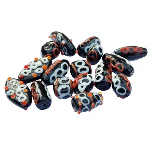 10 Pcs Pack artistic lampwork beads loose