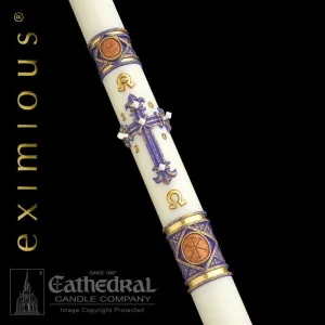 2-1/2" x 60" Lilium Eximious Paschal Candle