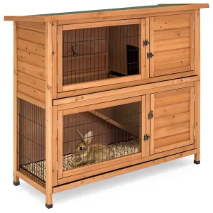 48x41in 2-Story Rabbit Hutch