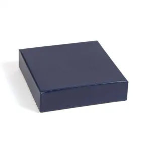 76 x 76 x 27mm Quality Gift Box - Textured Blue - Pack of 6