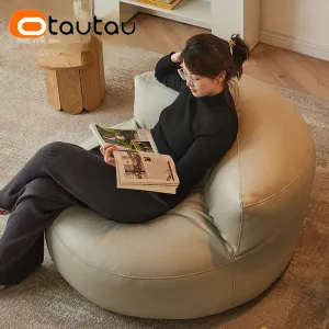 Adult Bean Bag Chair with Ottoman & Footrest