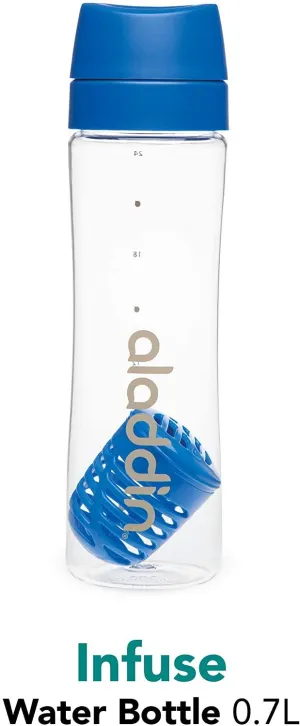 Aladdin Infuse Water Bottle, Blue, 0.7 Litre