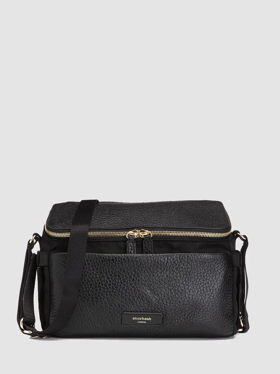 Alyssa Stroller Bag Black & Gold