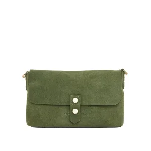 Arlington Milne Paige Clutch/Wallet - Sage Suede