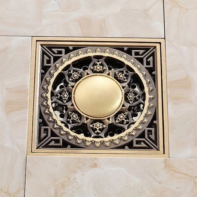 Artistic Bathroom Floor Drain