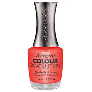 Artistic Colour Revolution, 2303087, Haute Cout-Orange, Dark Coral Shimmer, 0.5oz