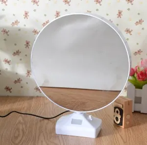 Artistic India Led Magic Mirror Photo Frame With Charging Cable,Can be Customise/Personalised for loved ones on any occassion (Round)