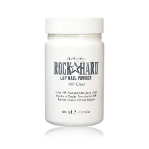 Artistic Rock Hard L&P Nail Powder, VIP Clear, 660g, 23.28oz, 2422