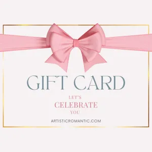 Artistic Romantic Store Gift Card