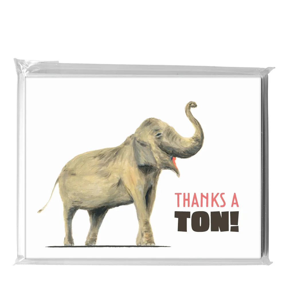 Asian Elephant, Greeting Card (8226A)