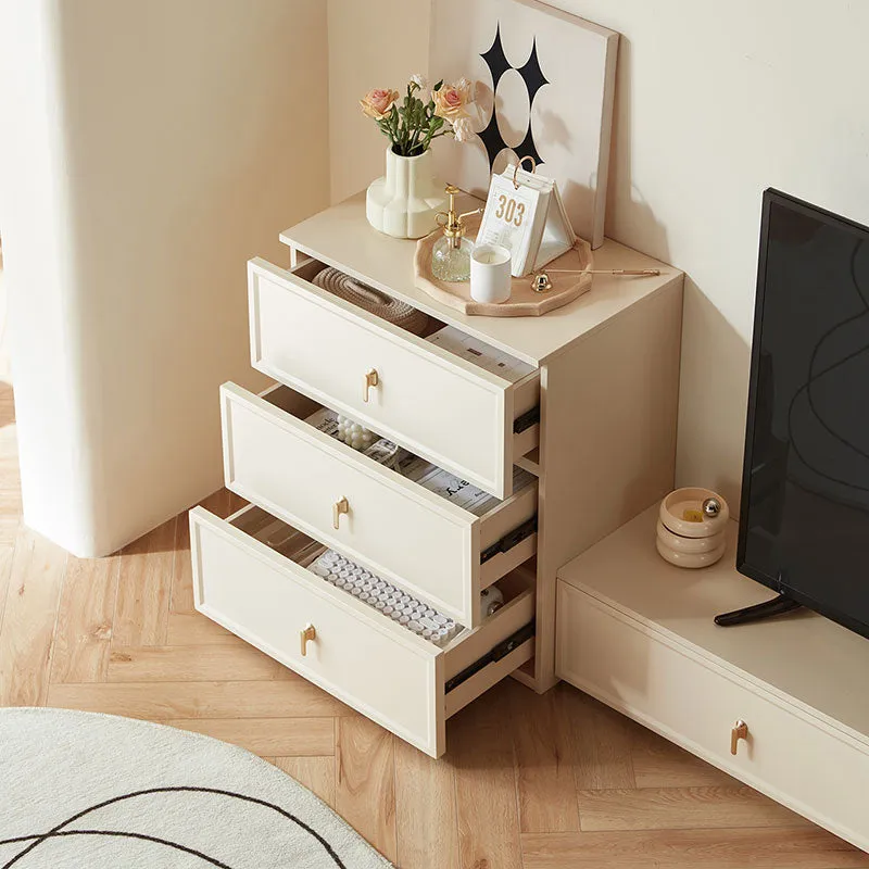 Beige Storage Drawer Chest