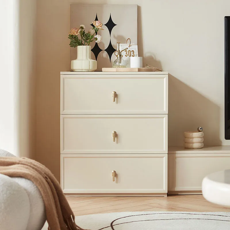 Beige Storage Drawer Chest