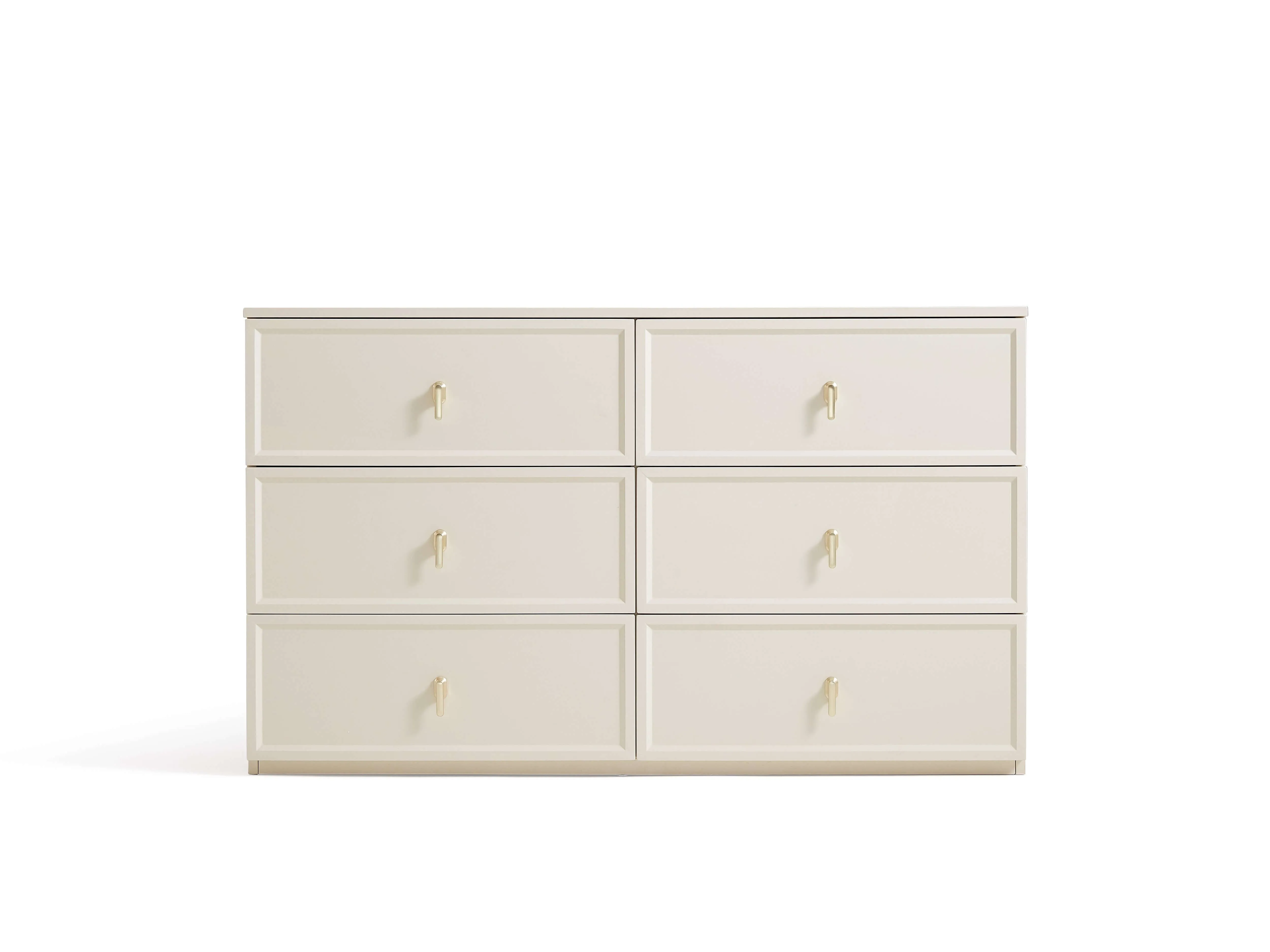 Beige Storage Drawer Chest