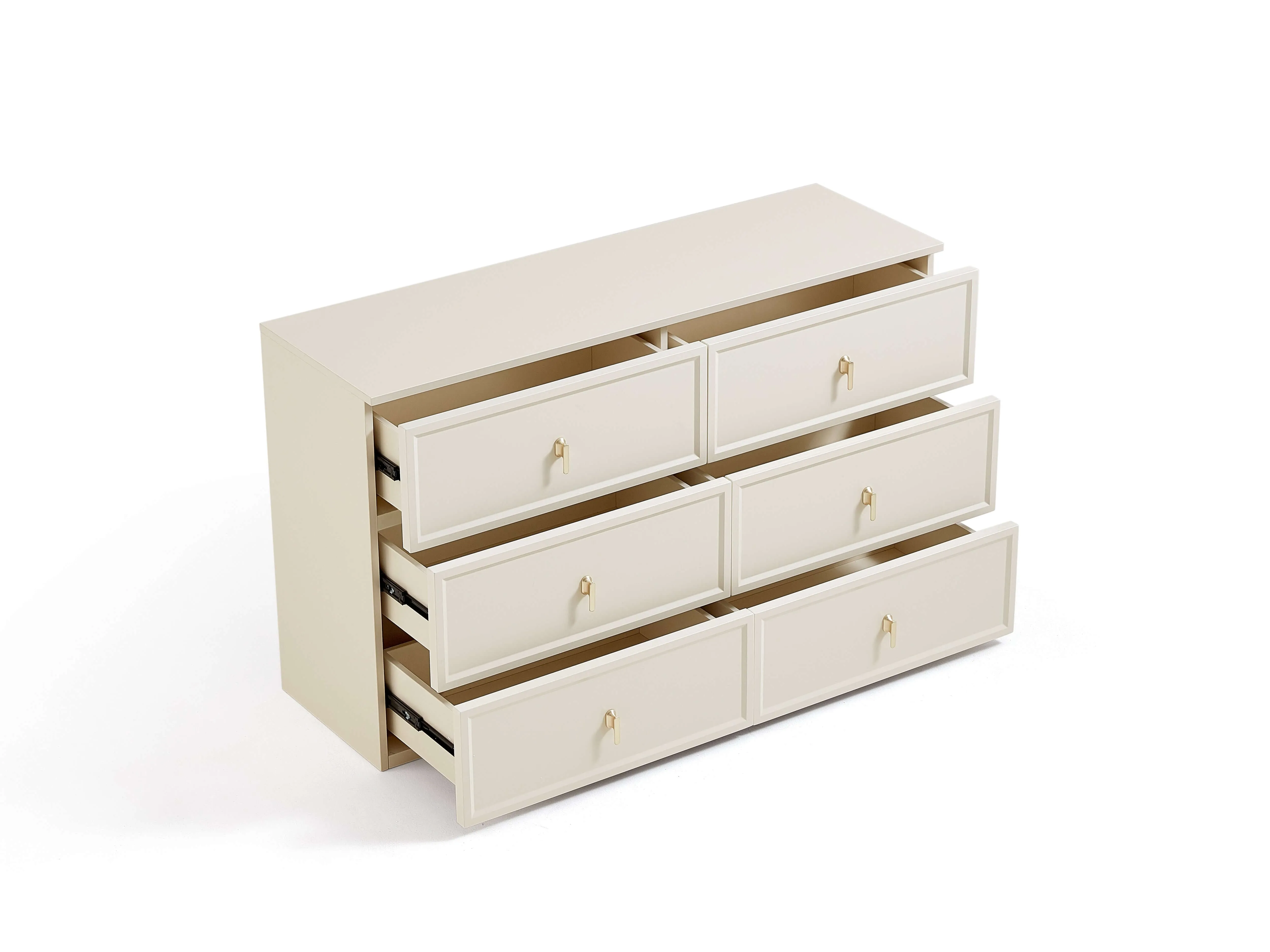 Beige Storage Drawer Chest