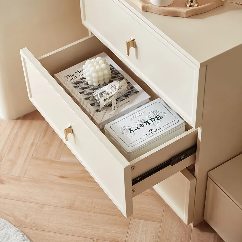 Beige Storage Drawer Chest