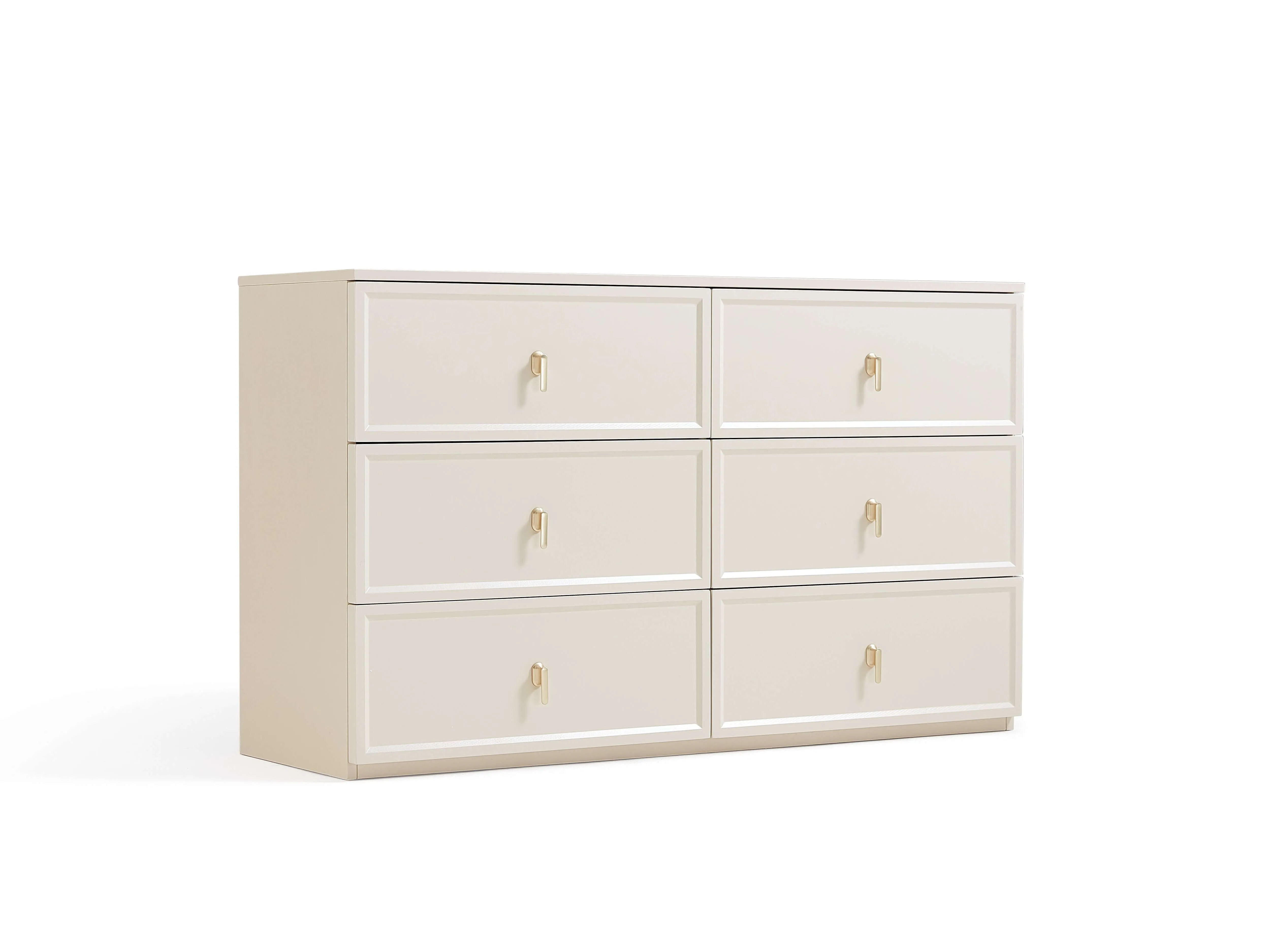 Beige Storage Drawer Chest