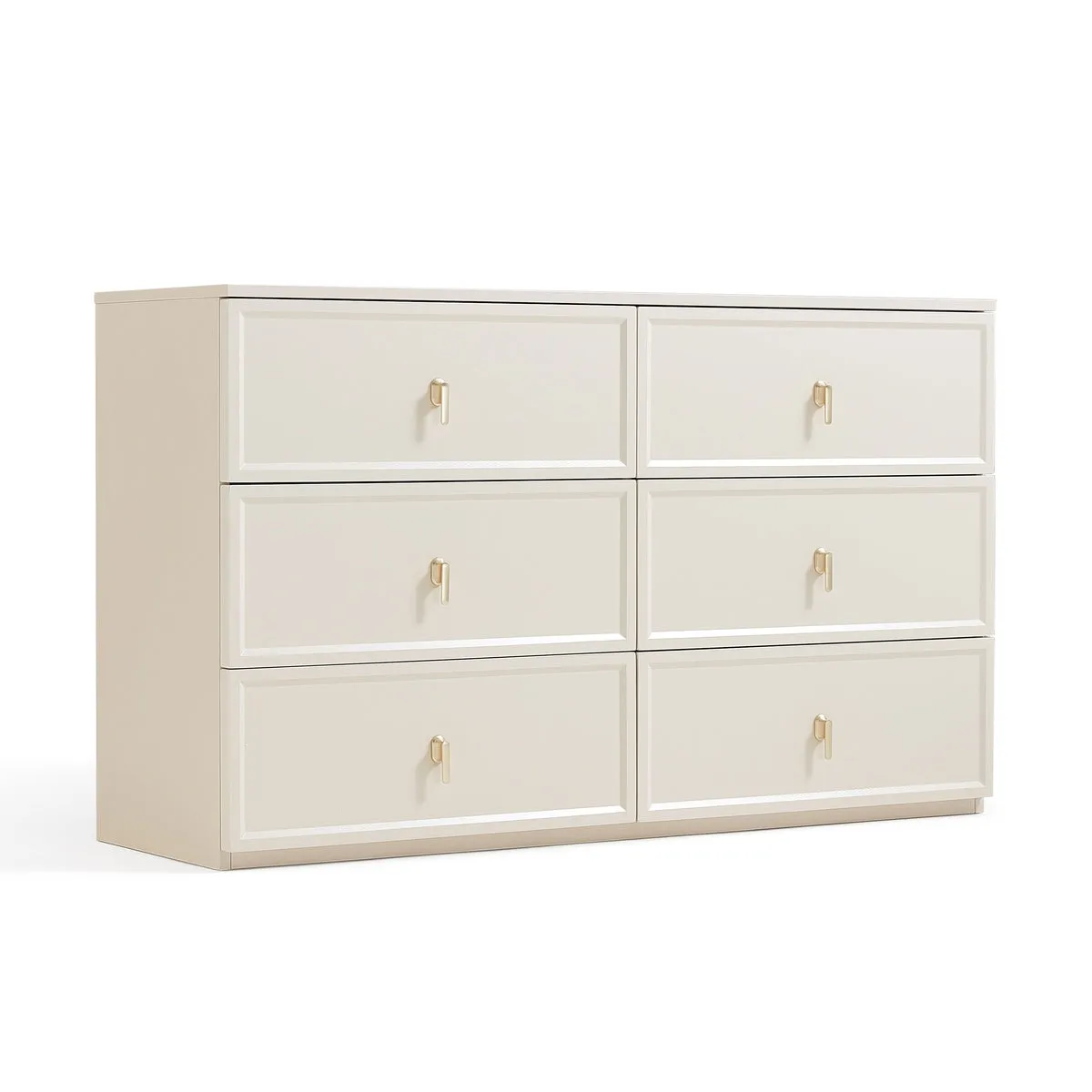 Beige Storage Drawer Chest