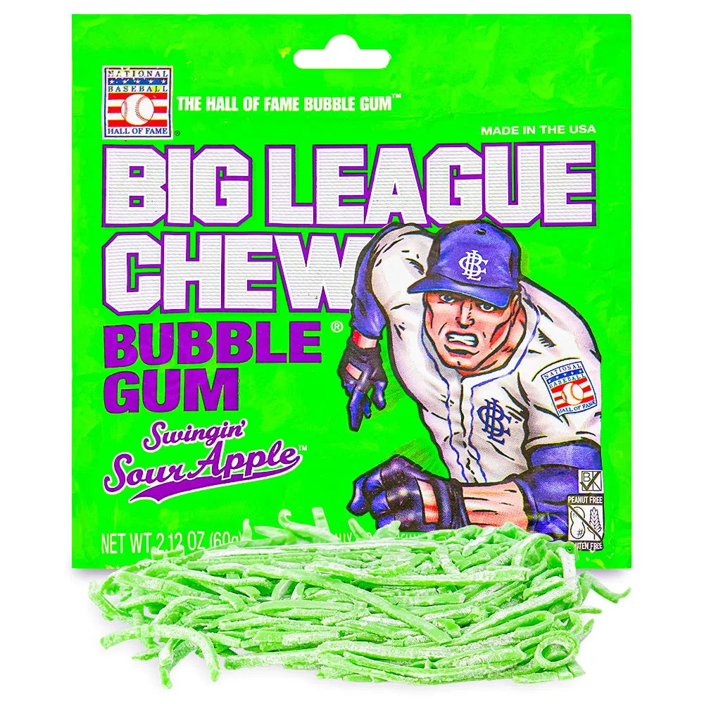 Big League Chew Swingin' Sour Apple