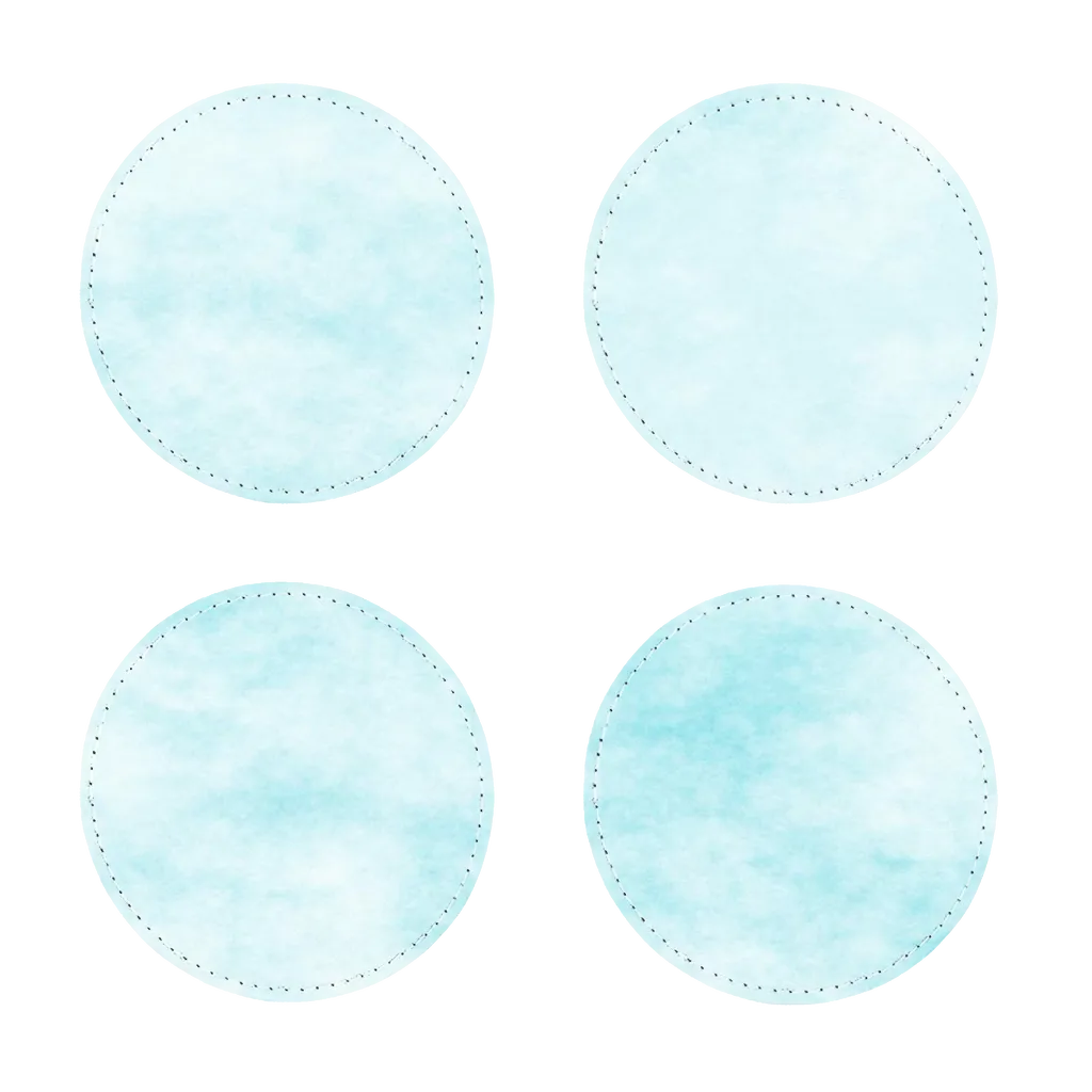 Blue Clouds Sublimation Coasters Pack of Four