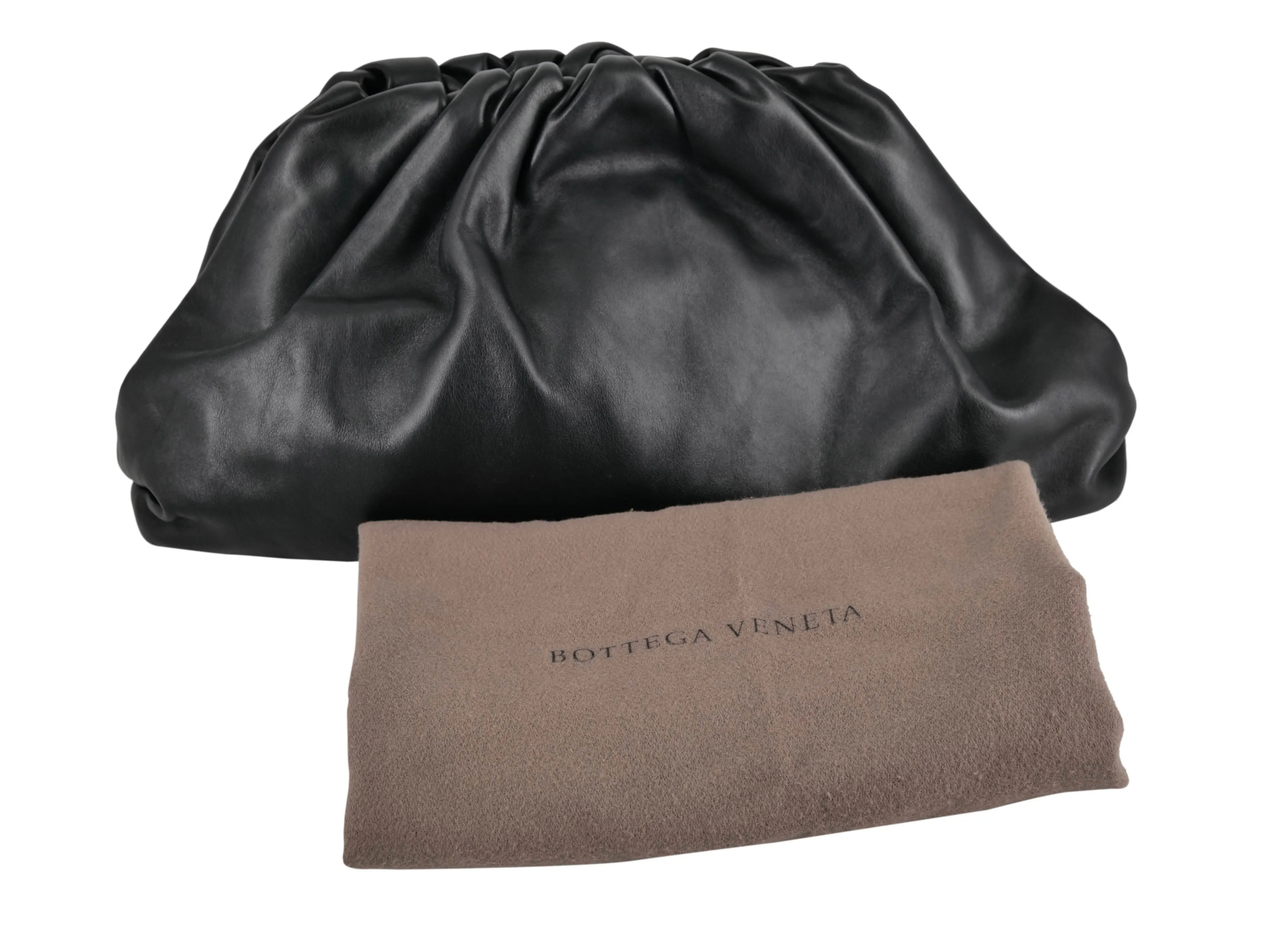 Bottega Veneta Black Soft Clutch RJL1810