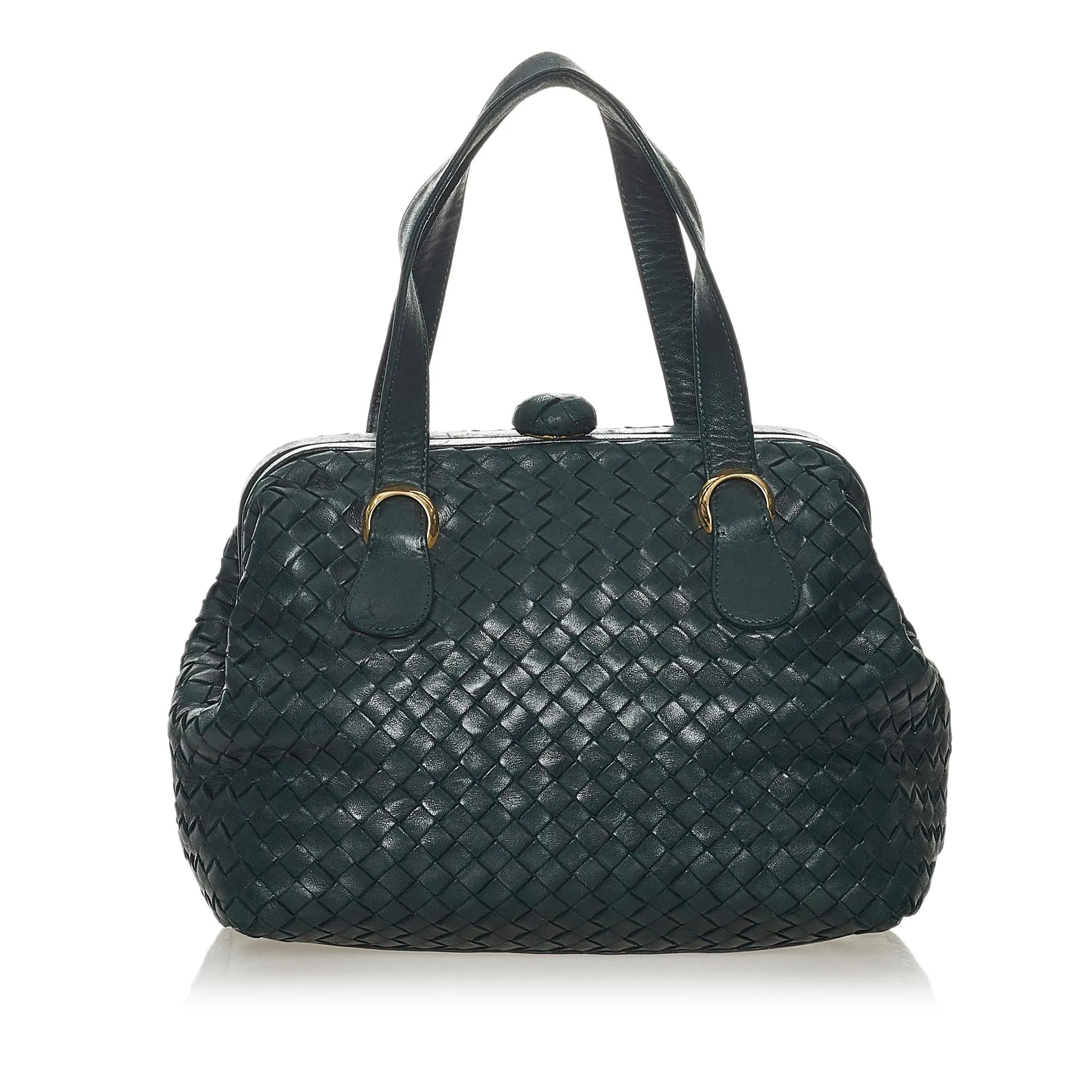 Bottega Veneta Intrecciato Leather Handbag (SHG-28135)