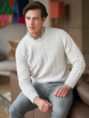 Brett Cable Cashmere Sweater