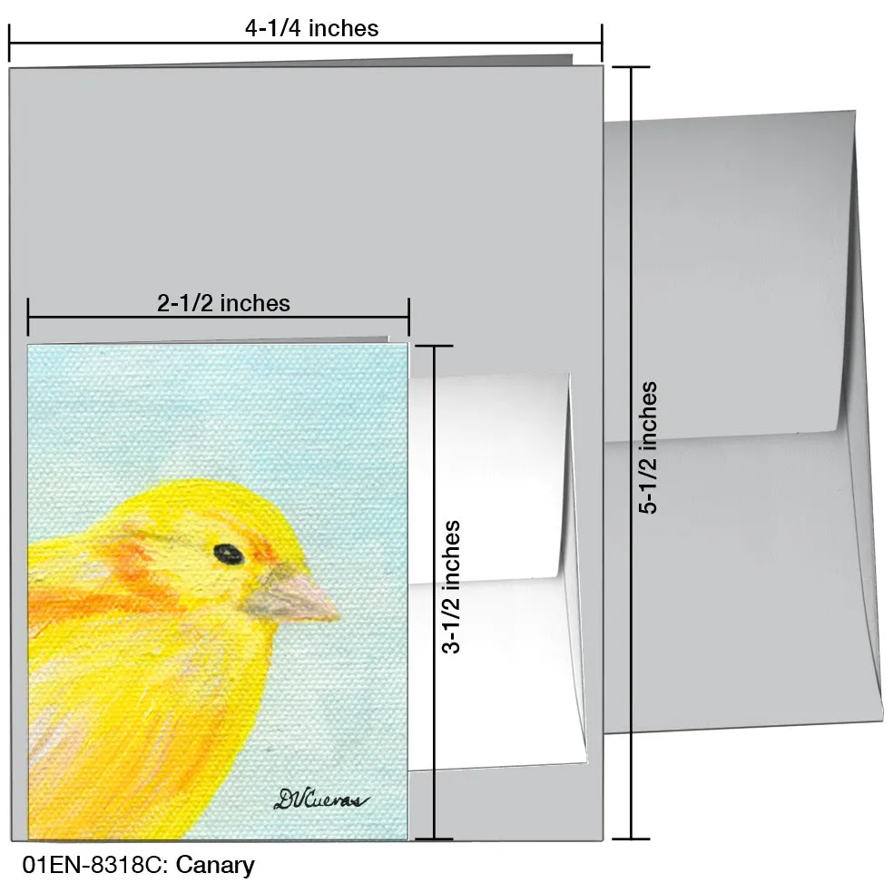 Canary, Greeting Card (8318C)