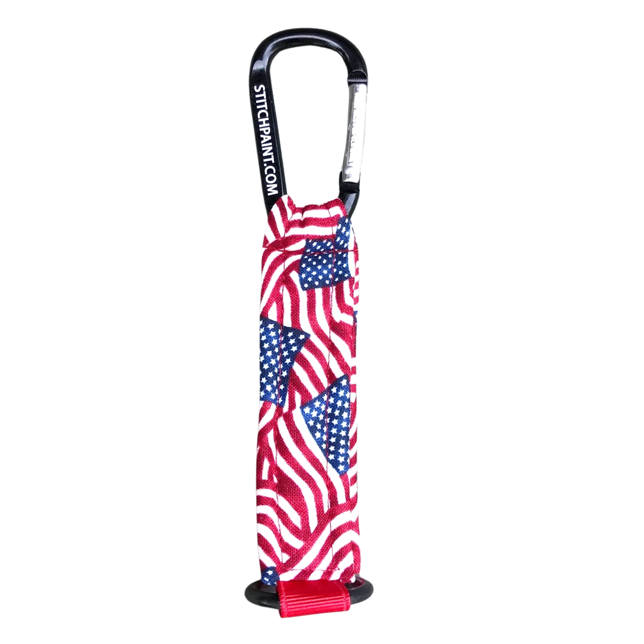 Carabiner Bottle Strap-Flag