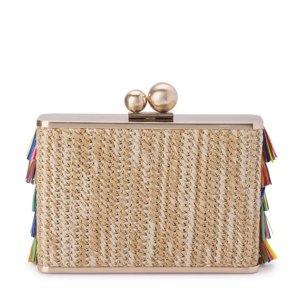 CARLITA Carnivale Fringe Clutch Bag