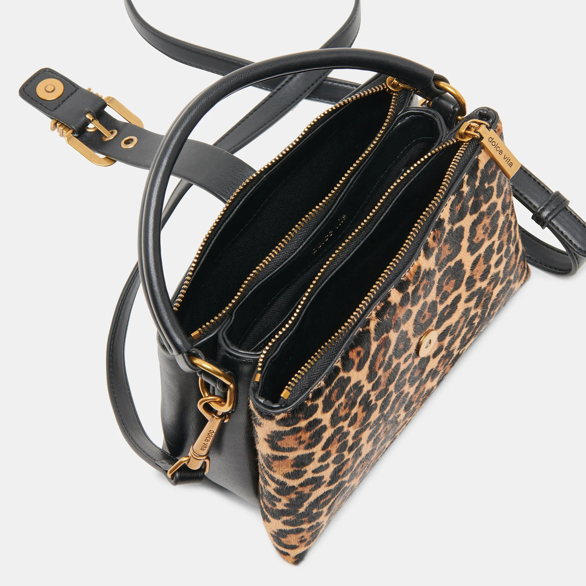 CHARLY CROSSBODY LEOPARD CALF HAIR