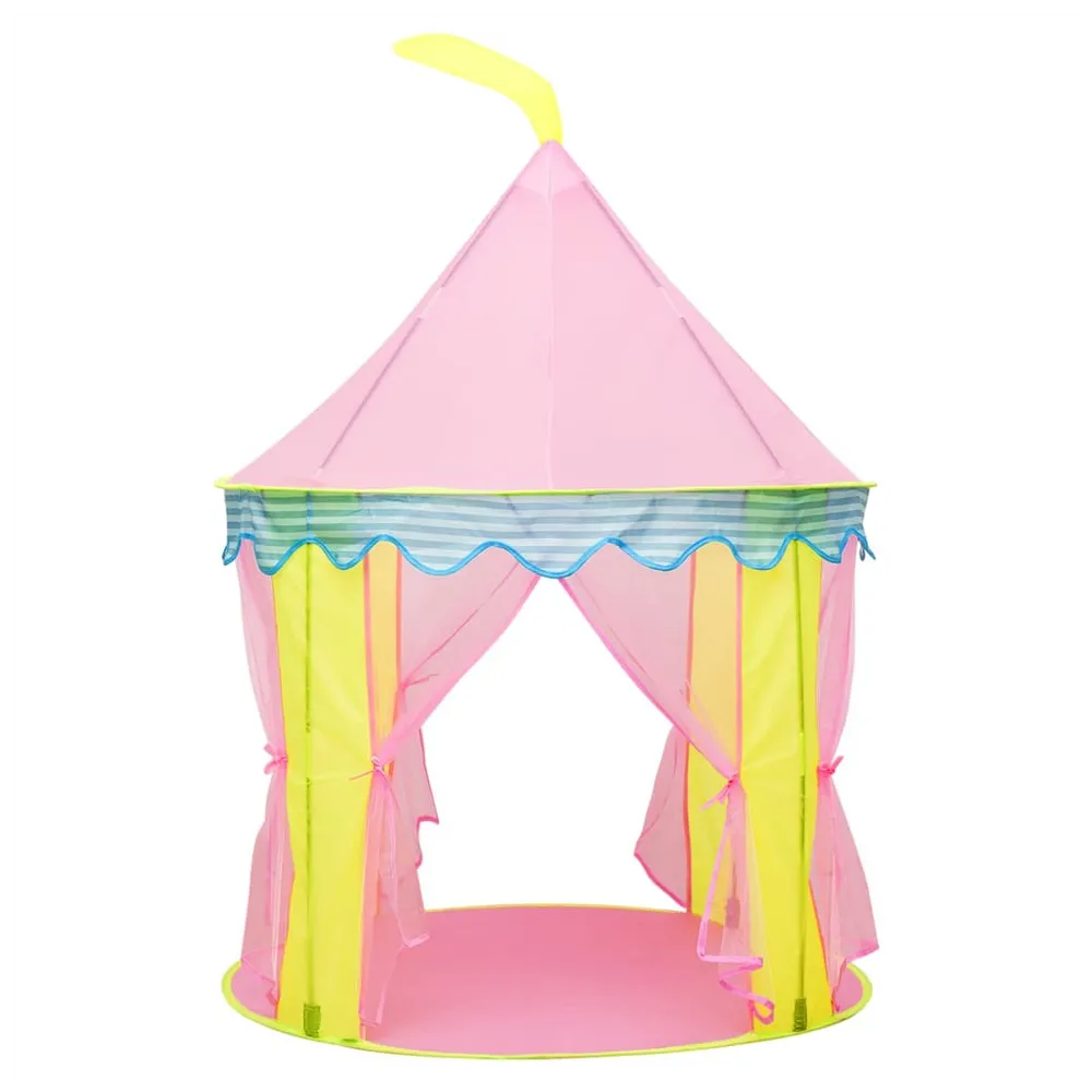 Children Play Tent with 250 Balls Pink 100x100x127 cm