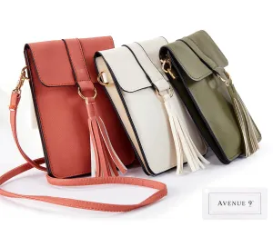 Cinnamon Touch Screen Crossbody Bag