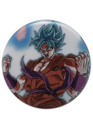 Dragon Ball Super - Super Saiyan Blue Son Goku Burst Limit Button 1.25"