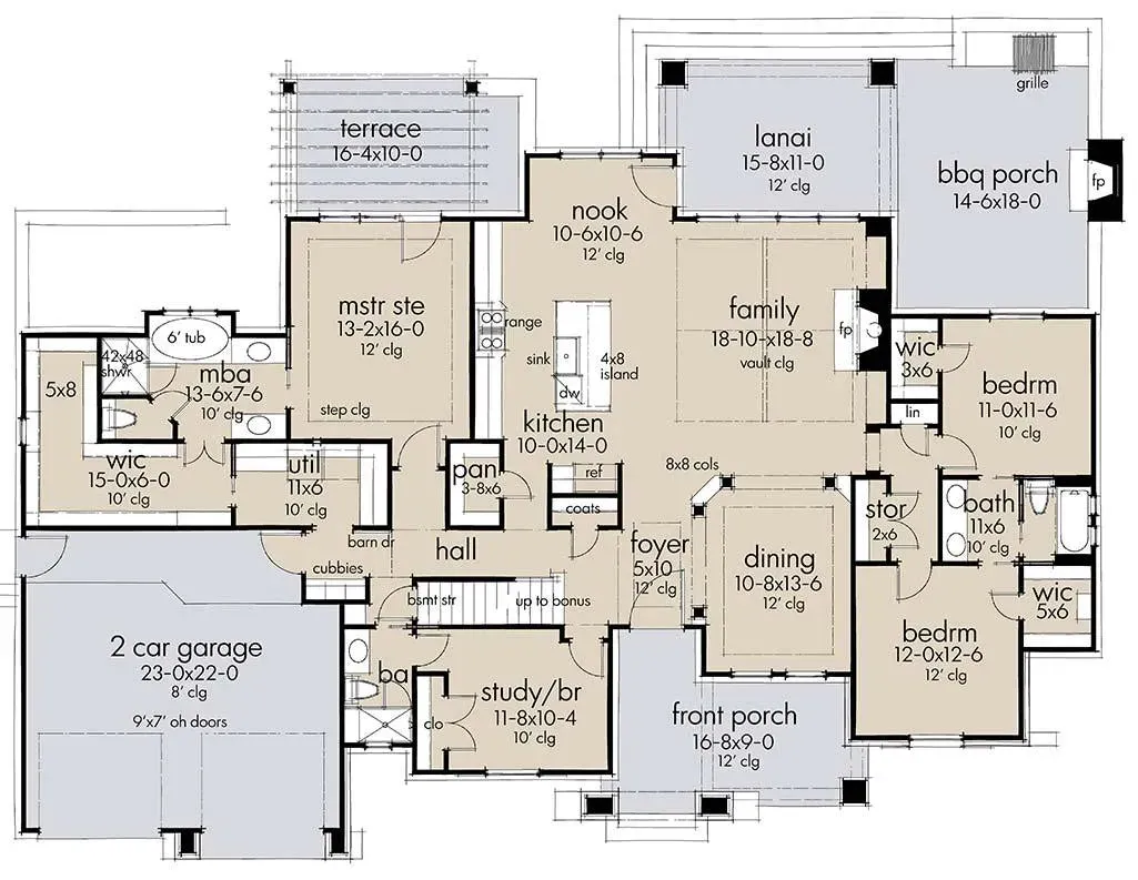 Elegant 2,353 sq. ft. home with spacious layout and bonus room.