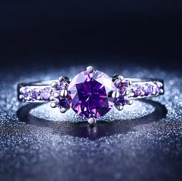 Elegant Amethyst Ring