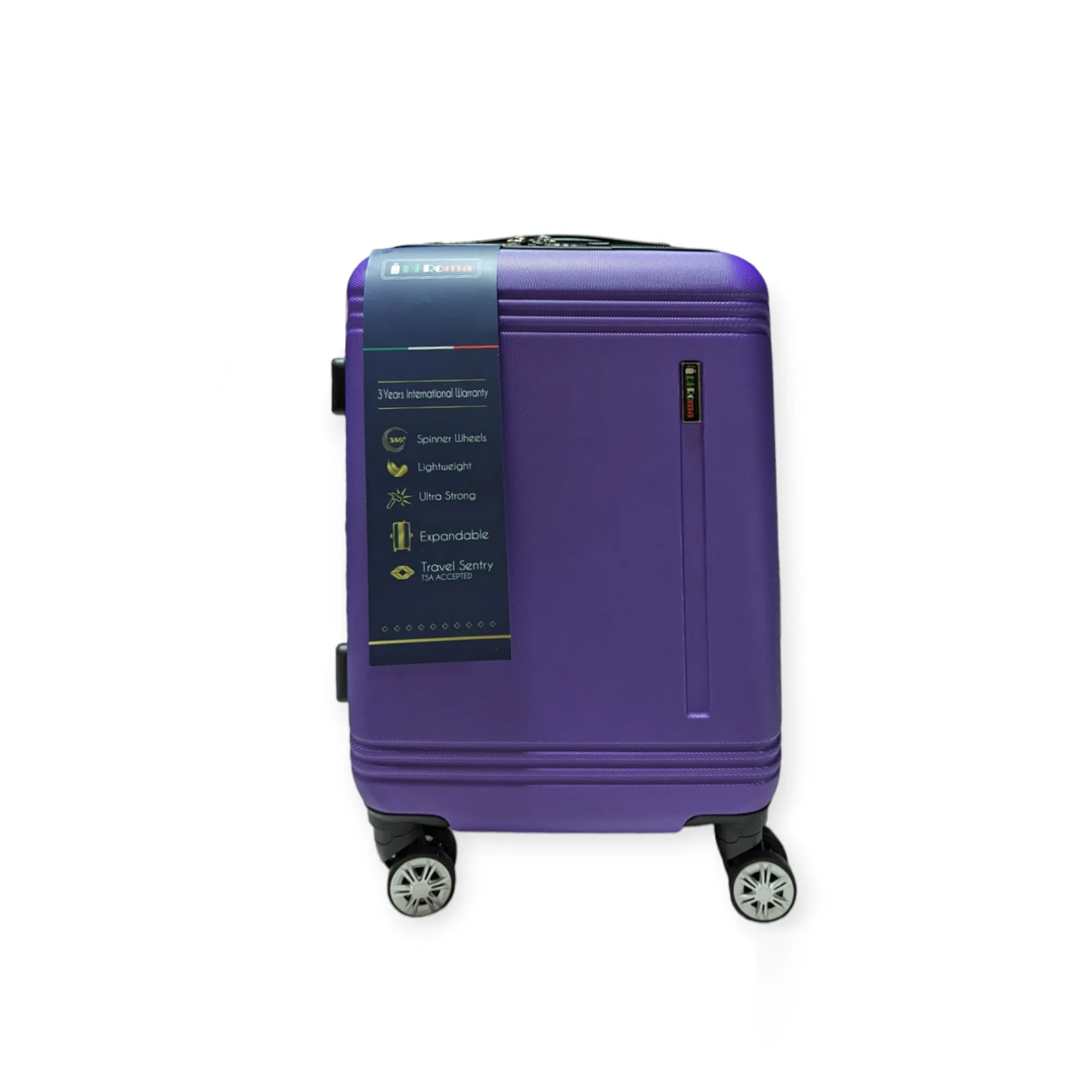 Elegant Collection Purple Luggage (Beauty case /20/26/28/30") Suitcase Lock Spinner