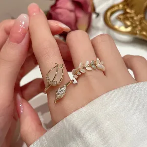 Elegant Flowers Ring