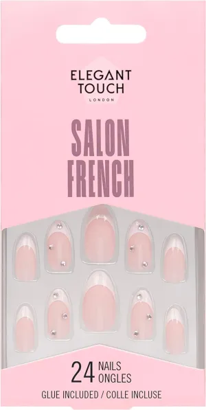 Elegant Touch French Nails No 128