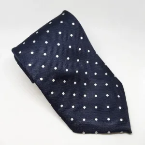 Equetech Junior Polka Dot Show Tie Navy