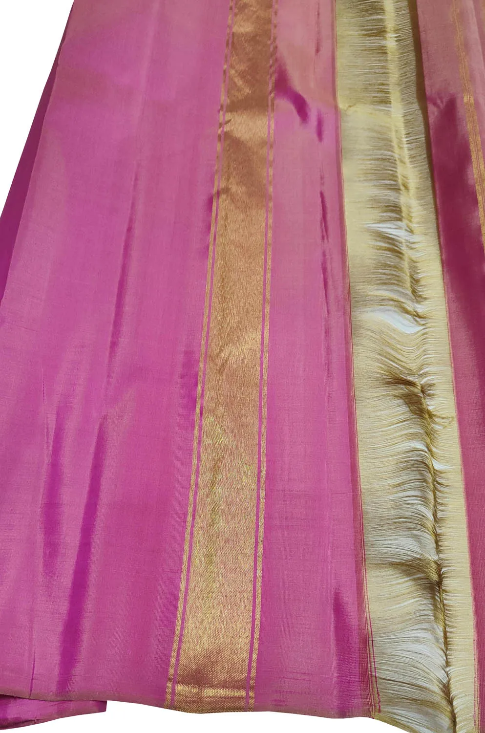 Exquisite Grey Kanjeevaram Pure Silk Saree Handloom