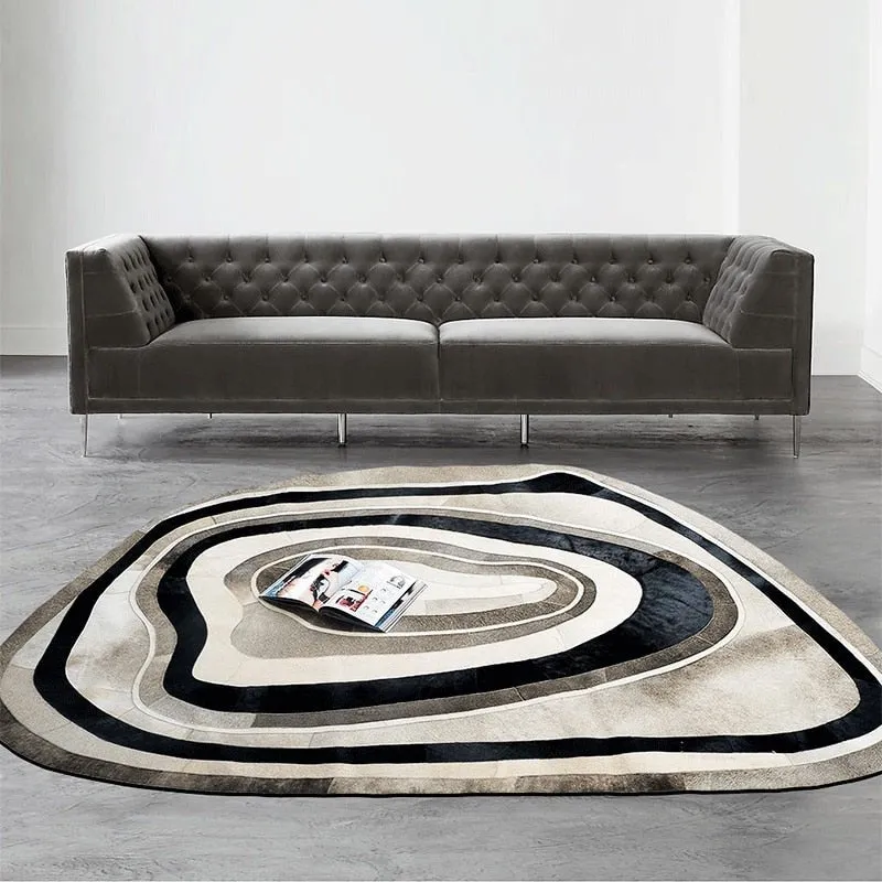 Exquisite Modern Hair-On Cowhide Area Rug