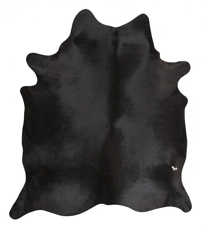 Exquisite Natural Cow Hide Black