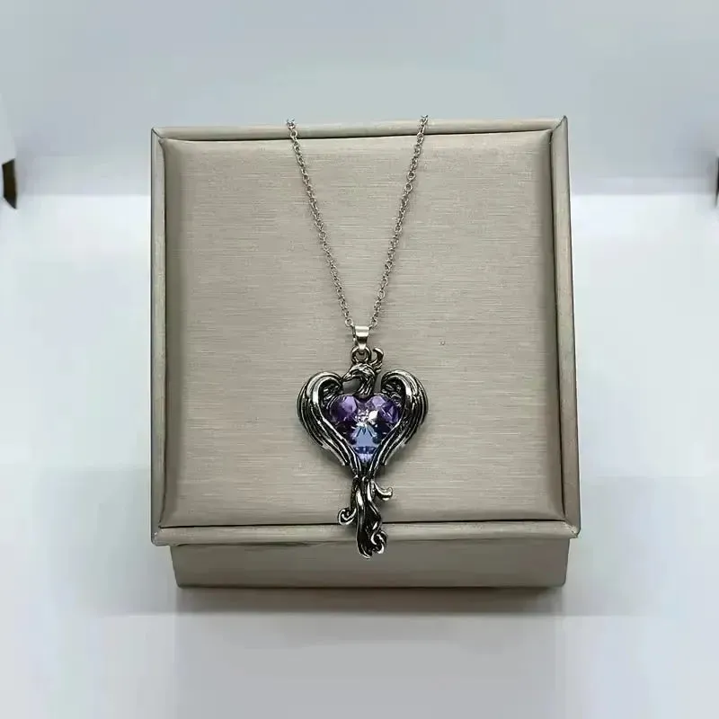 Exquisite Phoenix Heart Pendant