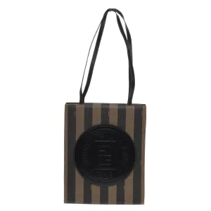 Fendi Pecan  Canvas Tote Bag ()