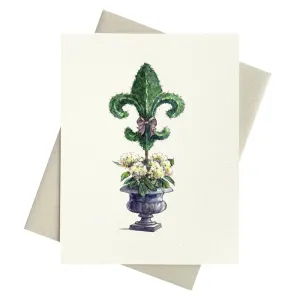 Fleur de Lis Notecard