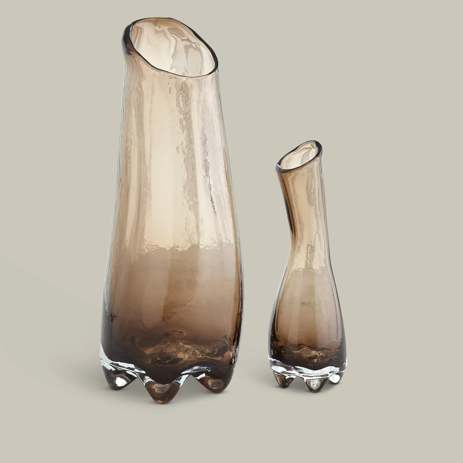 Fleur de Verre Vases (Doré)