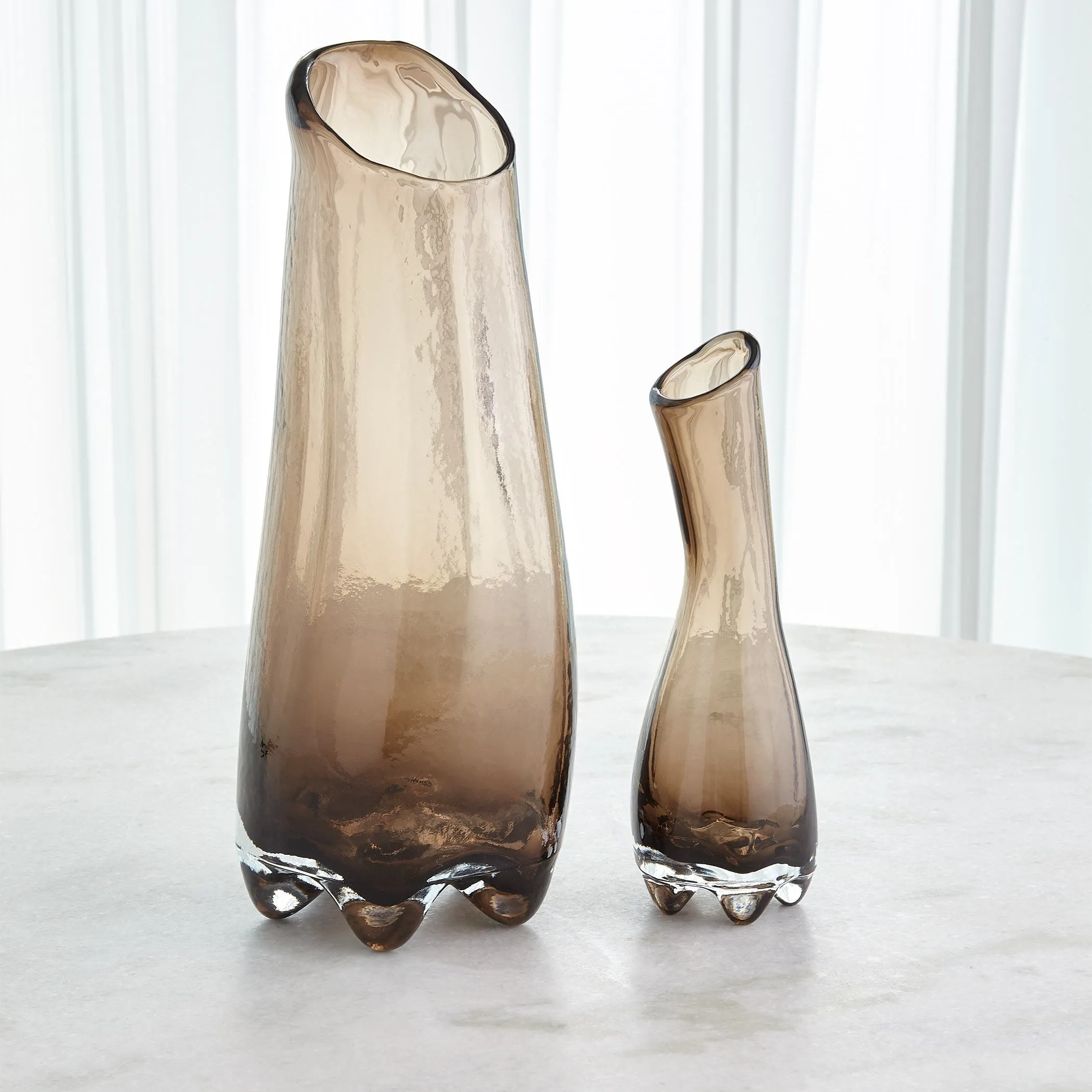 Fleur de Verre Vases (Doré)