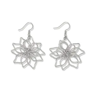 Floral Metal Earrings - Exquisite European & American Design