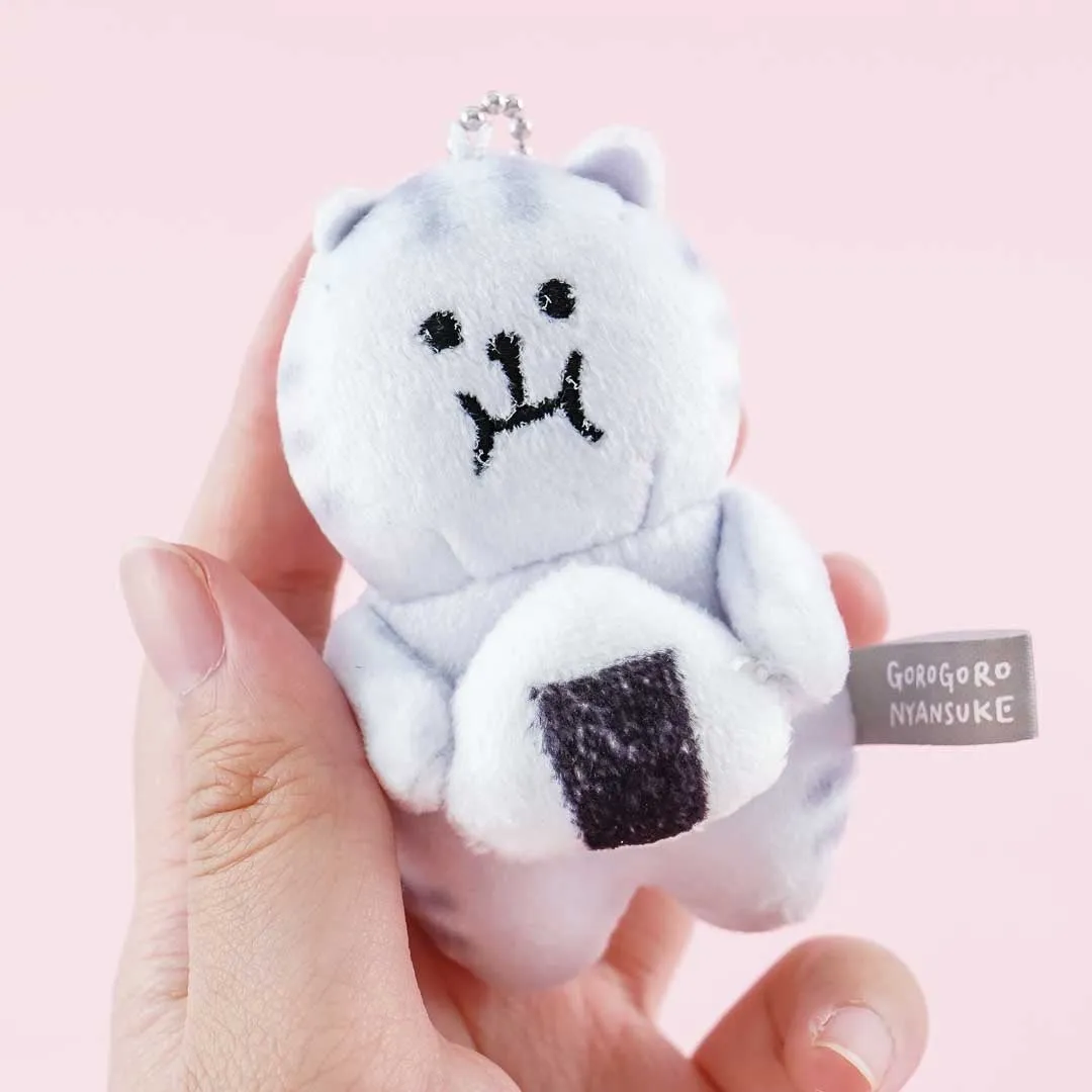 Gorogoro Nyansuke Onigiri Cat Plushie Charm