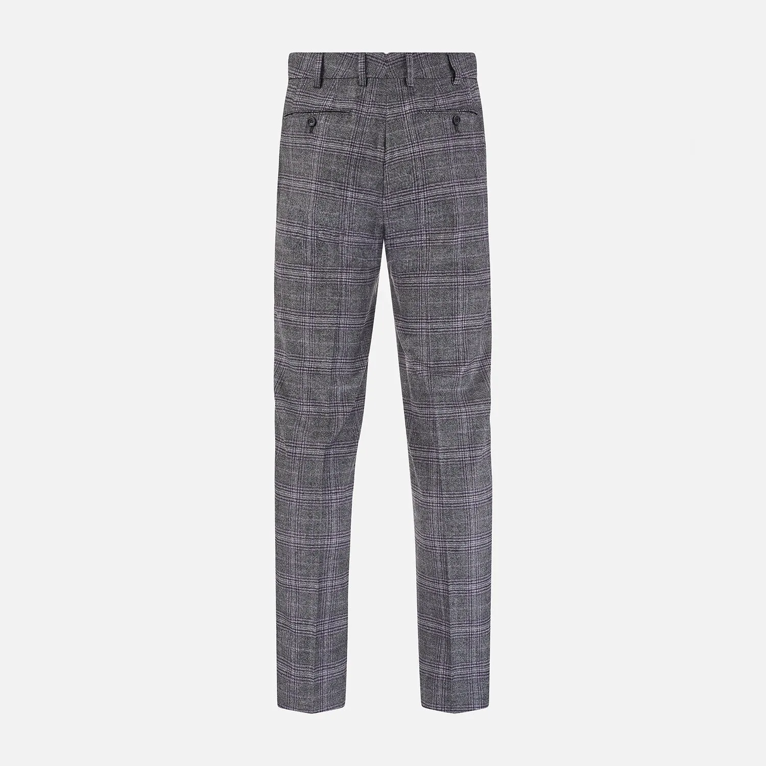 Grey Check Edward Trousers